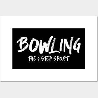 Bowling the 4 Step Sport Posters and Art